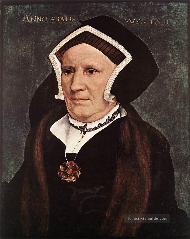 Porträt von Lady Margaret Butts Renaissance Hans Holbein der Jüngere Ölgemälde